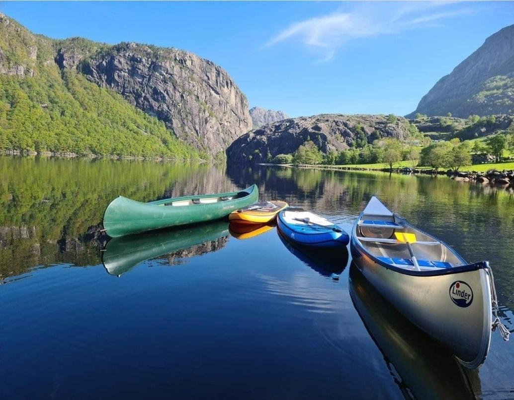 Hytte Ved Preikestolen Forsand ภายนอก รูปภาพ