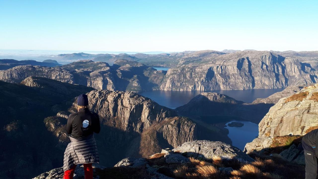 Hytte Ved Preikestolen Forsand ภายนอก รูปภาพ